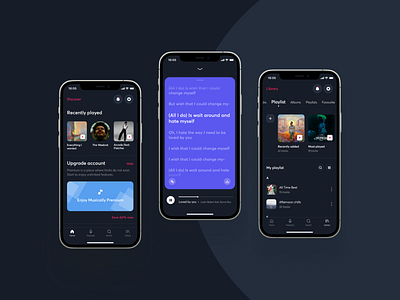 Music App Design