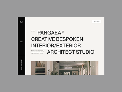 Pangaea Hero Exploration agency art art direction portfolio studio typeface typogaphy ui ux web experience webdesign webgl website