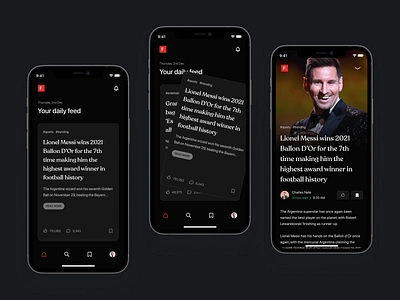 FlipNews - News App app app design bbc book cnn design entertainment news news app reading sport trending ui uidesign ux