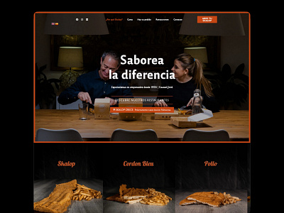 Skalop Web Optimization design elementor food minimal restaurant wordpress