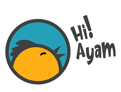 hi!Ayam Logo design logo logo design logodesign