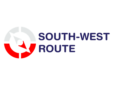 The South-West Transport Corridor branding design illustration logo