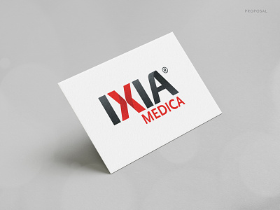 Ixia Medica brand identity branding business corporate design logo modern