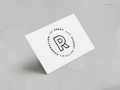 PRM Foundation brand identity branding business corporate design logo modern