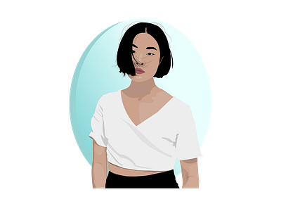 Asian Girl Vector