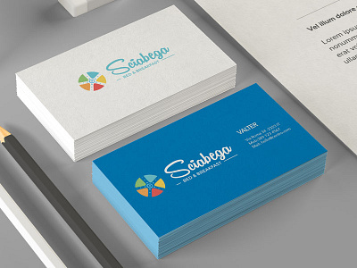 Sciabega Logodesign bed bnb breakfast business cards design five logo sardegna sardinia sciabega star