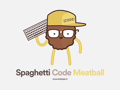 Spaghetti code meatball code coding meat meatball pasta rap rapper spaghetti
