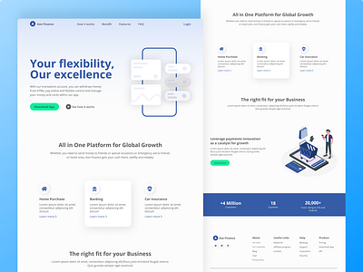 Personal Finance Landing Page