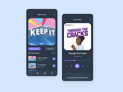 Podcast App Design 🎧 app design music podcast ui ux