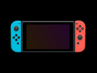 Fully Vector Nintendo Switch illustration