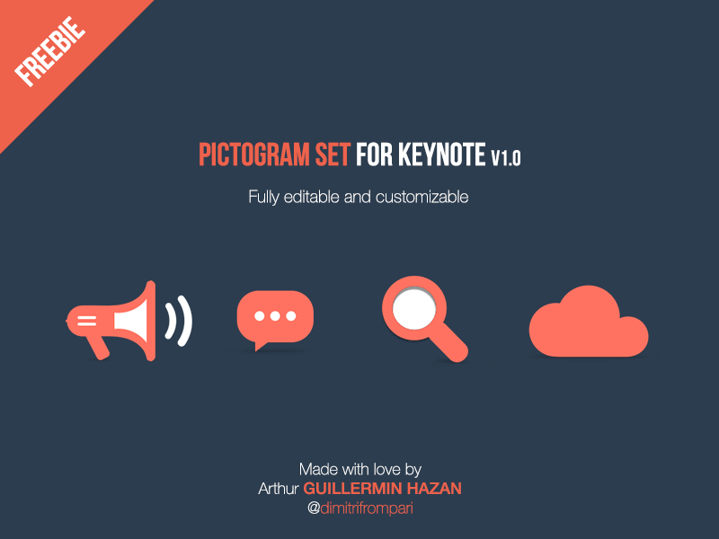Pictograms for keynote