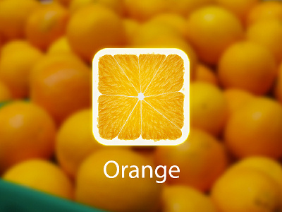 Orange Fruit iOS icon