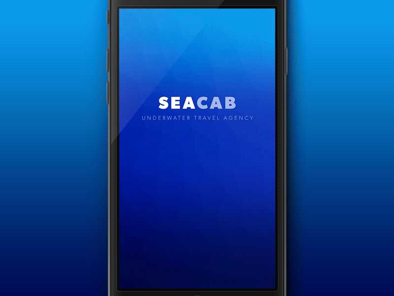 SeaCab - Sign in Animation agency animation app illutration login principle principleapp sea signin travel ui water