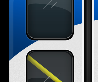 Mass Transit blue design icon psd yellow