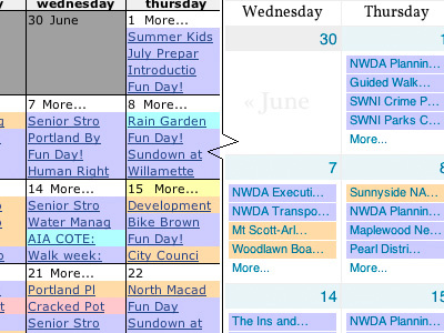 Calendar Before + After