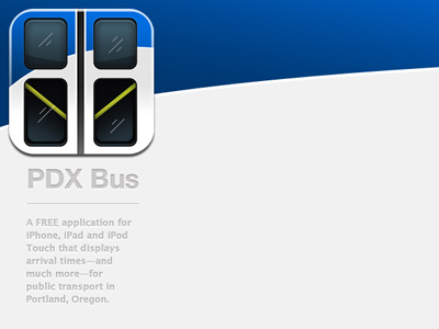 PDX Bus Twitter Background background blue icon ios twitter