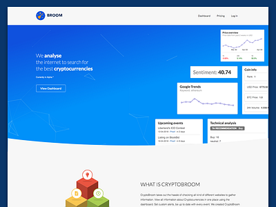 Cryptobroom landing page altcoin bitcoin cryptocurrencies landing page