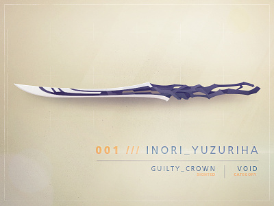 Guilty Crown anime armoury epic armoury fantasy free guilty crown illustration sword void weapon
