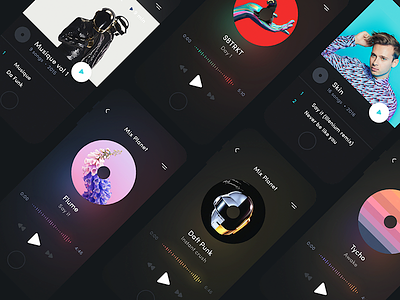 Mix Planet: Night Mode 🌗 app freebie ios ios app music sketch ui ux