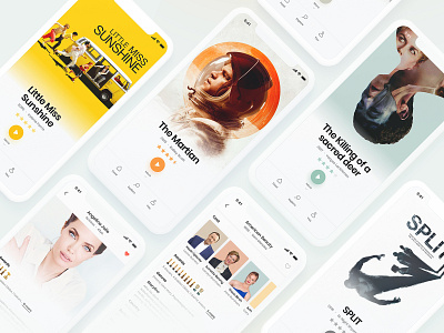 Movie Explorer 🎥 app film minimal minimalistic movie movie app ui