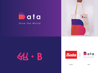 Bata logo redesign - Unofficial branding design dribbble icon illustration logo shoes vector