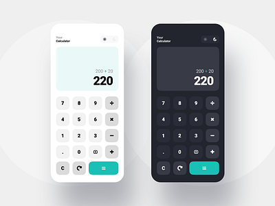 Calculator - UI Challenge calculator dailyui day004 interface iphone product design ui user experience ux