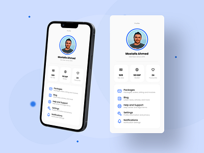 User Profile - UI Challenge by Mostafa Ahmed on Dribbble