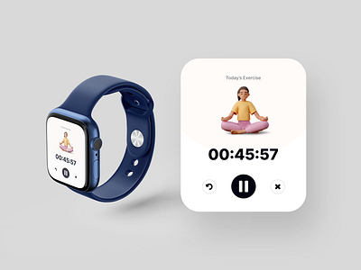 Countdown Timer - UI Challenge apple countdowns dailyui day014 timer ui ux watch