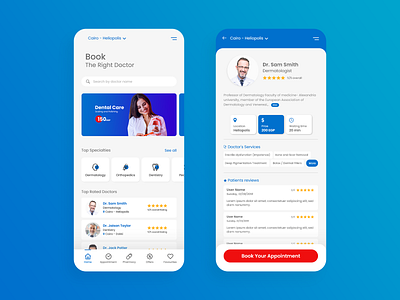 Doctors Booking app