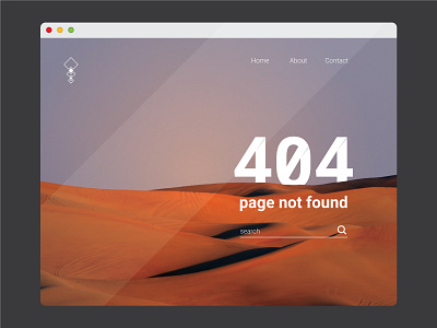 404 lost in the desert design gradient illustration ux weekly warm up