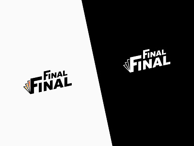 Final Final branding flat design graphic design illustrator logo
