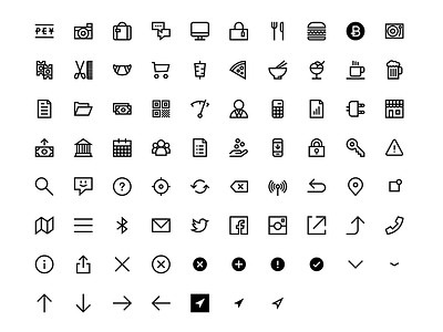PEY Iconset icons line minimal wip