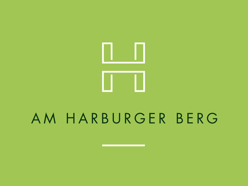 Am Harburger Berg minimal h logo design