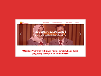 Website for HIMADIKA STP Bandung design web