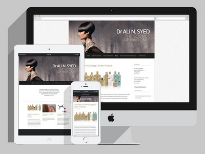 Dr. Syed Blog blog brand design identity mobile responsive web webdesign website