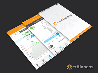 Bioness iPhone App Design