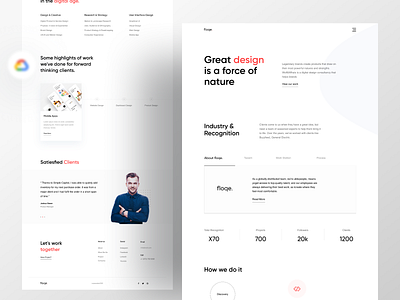 Floqe Landing page