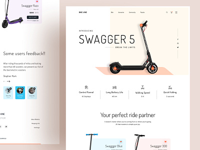 Swagger Scooter templates downloadable graphic elements Dribbble