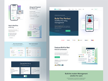 SkyLab Full Landing page 2021 by Turja Sen Das Partho on Dribbble