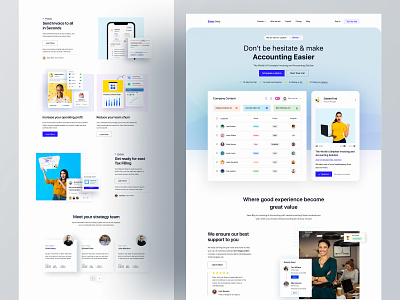 Easy-Invo Landing Page 2021