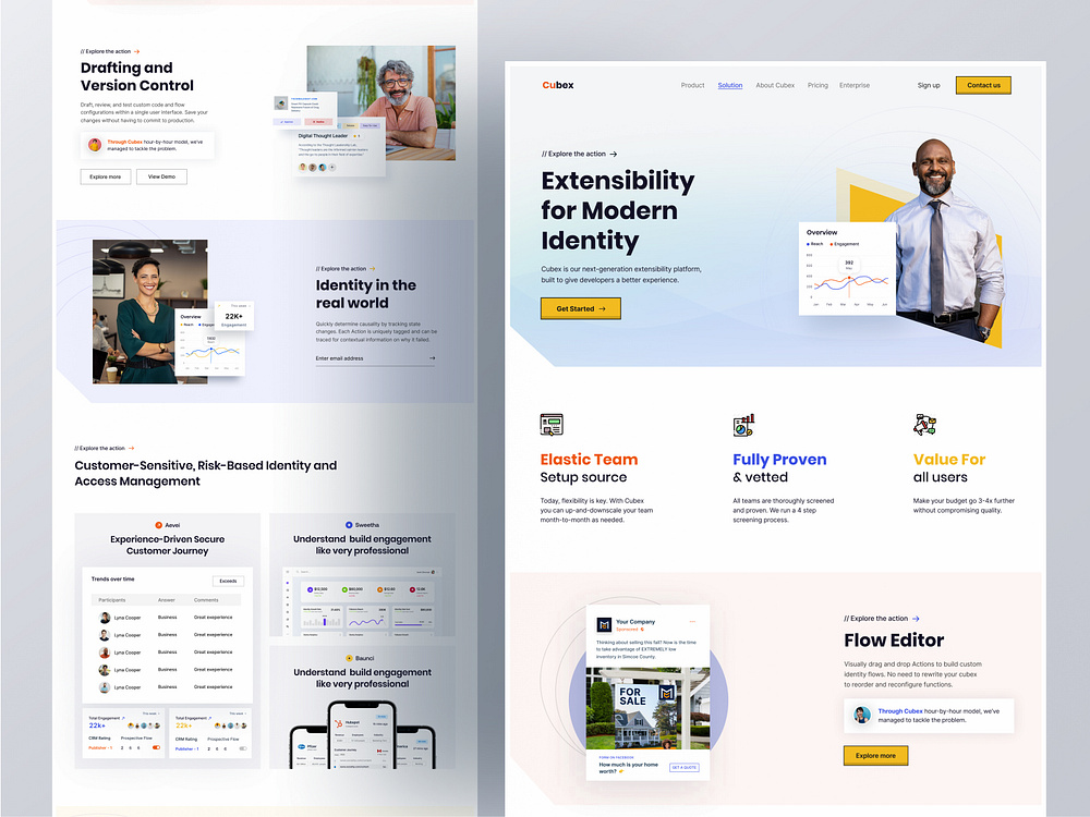 Cubex site Design 2021 by Turja Sen Das Partho on Dribbble