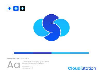 CloudiStation | Logo | Brand Identity Design