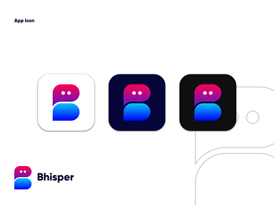 Bispher | Logo Design | Brand Identity brand identity brand identity design branding branding design business card chat app chatbot chatting app illustration logo logo design logodesign logomark logos logotype