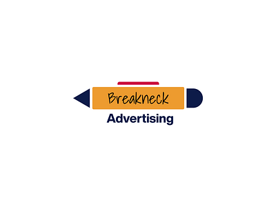 Breakneck Advertising | Logo | Brand Idenity abstract app brand identity branding branding design clean design flat icon illustration logo logo design logodesign logomark logos logotype minimal ux vector web