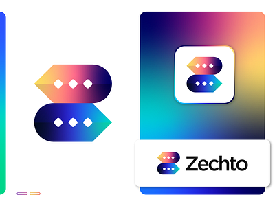 Zechto - Z Letter Logomark Design a b c d e f g h i j k l m n o alphabet logo branding hardware logomark logotype minimal minimalist modern p q r s t u v w x y z software tech technical technology visual identity z letter