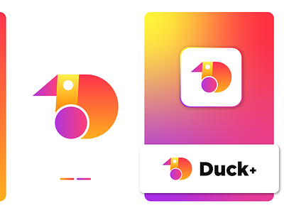 Duck+ - D Letter Logomark Design