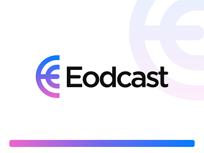 Eodcast - E Letter Logomark