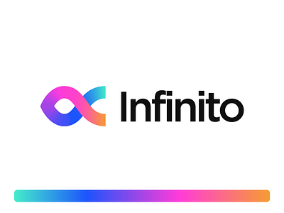Infinito action brand identity branding cinema cloud drama entertainment infinity logo design logomark logos logotype movie music ott romance subscription tv series tv show video