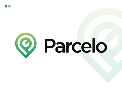 Parcelo - Parcel Delivery Logo Design alphabet logo box brand identity branding delivery doorstep fast delivery home delivery location logo design logomark logos logotype online p letter parcel send service shopping