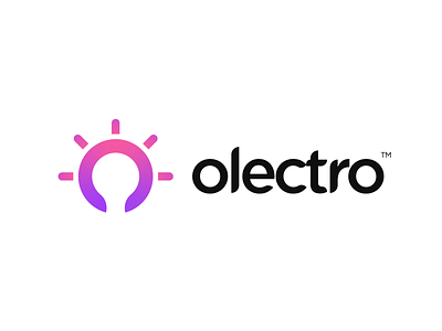 Olectro - O Letter Electricity Logo app bill brand identity branding cable electric electricity electro energy logomark logotype o letter payment plug power safe sparks switch wire wireless